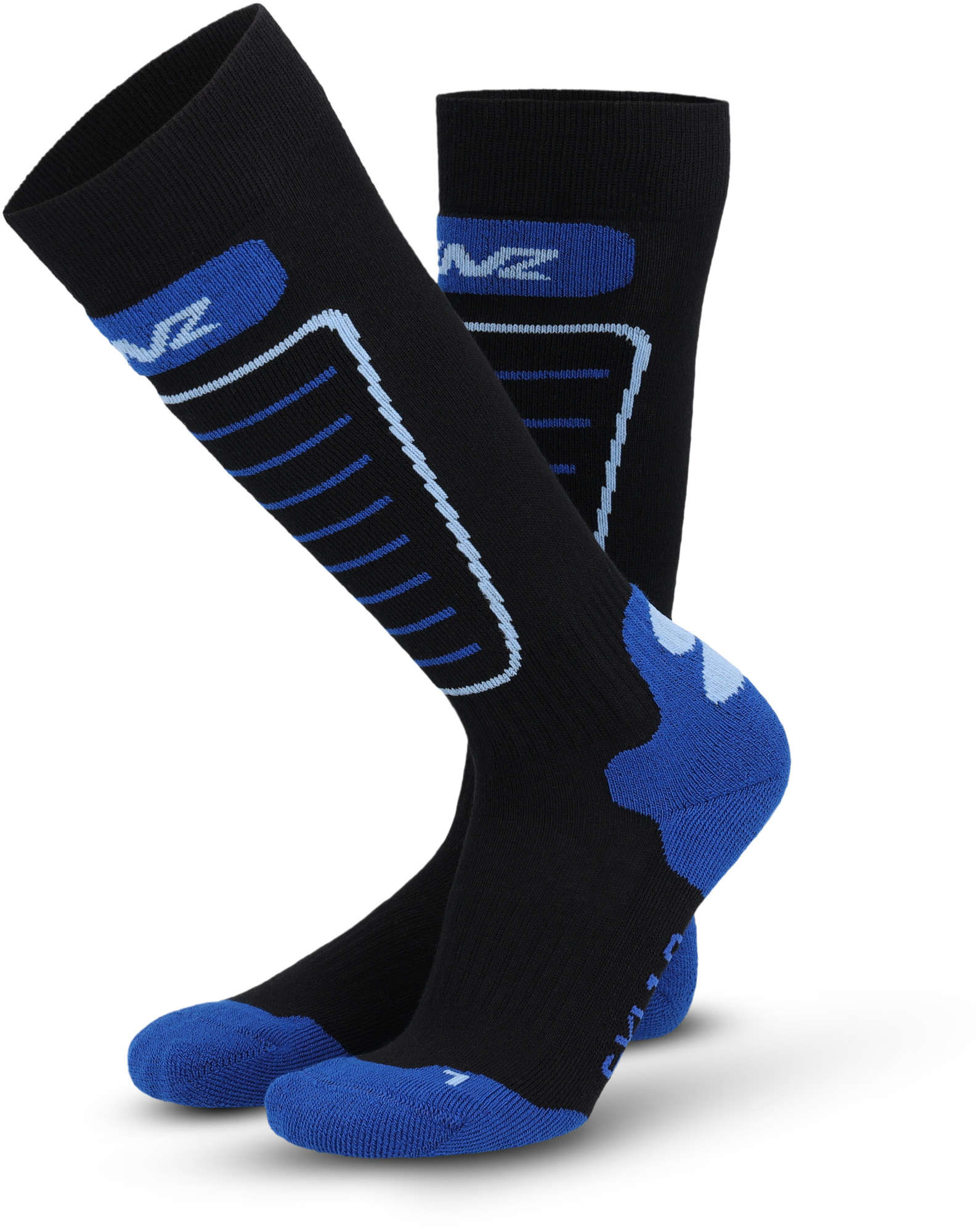 Lenz Skiing Kinder Socken schwarz/blau 27-30 Abbildung 1