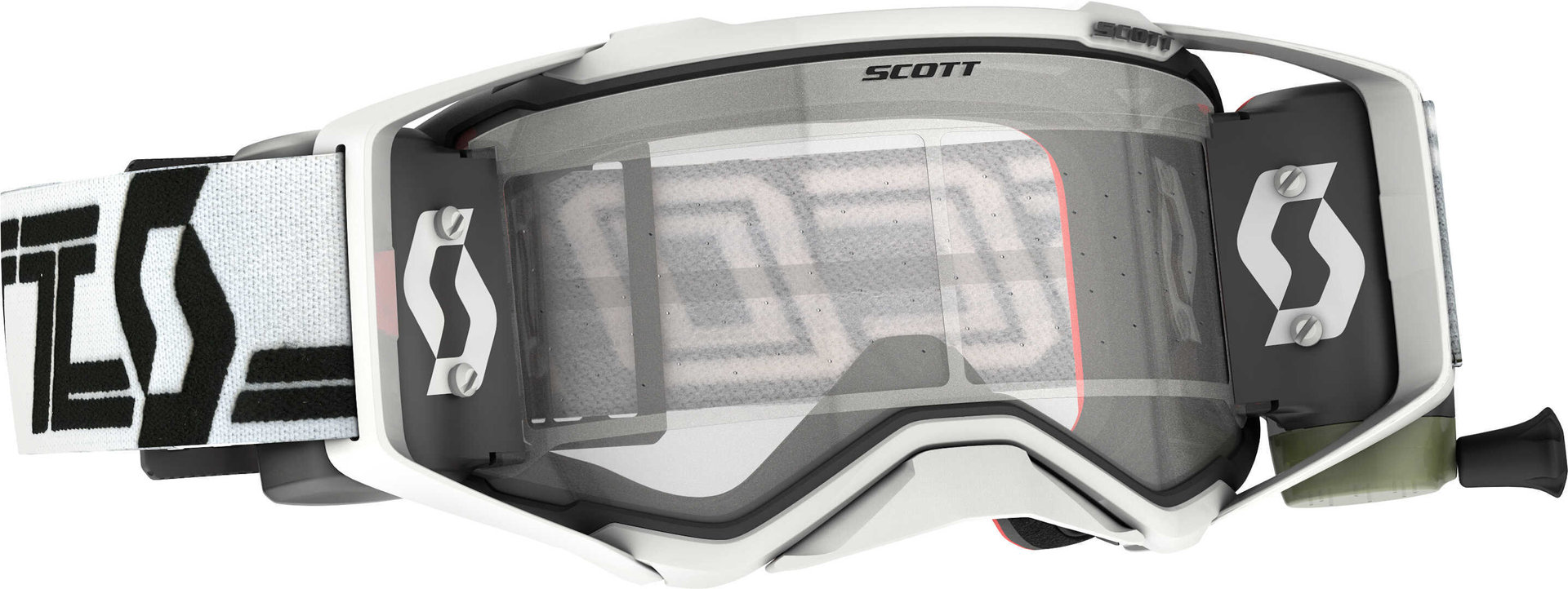 Scott Prospect Super WFS vit/svart Motocross Goggles Figur 1