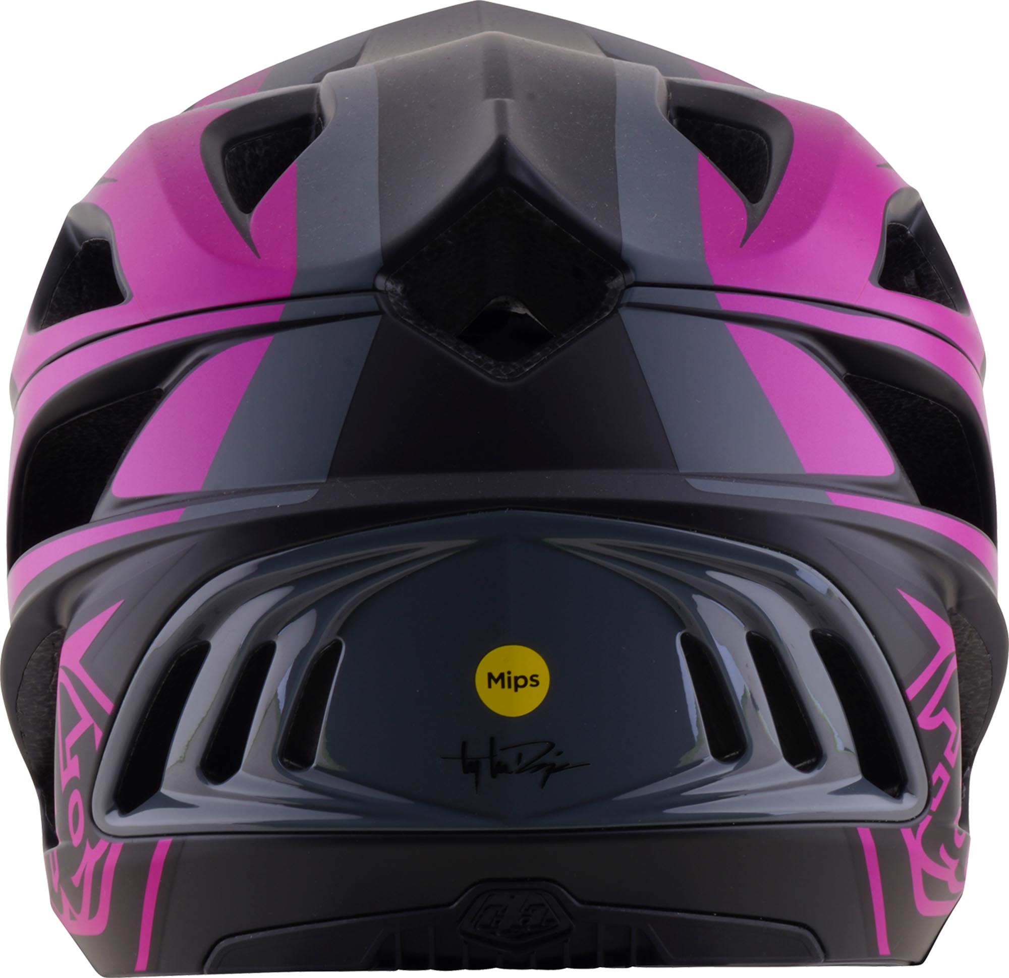 Troy Lee Designs Stage 2 MIPS High VZ Downhill Helmet Fuchsia M-L (57/59) Figure 5
