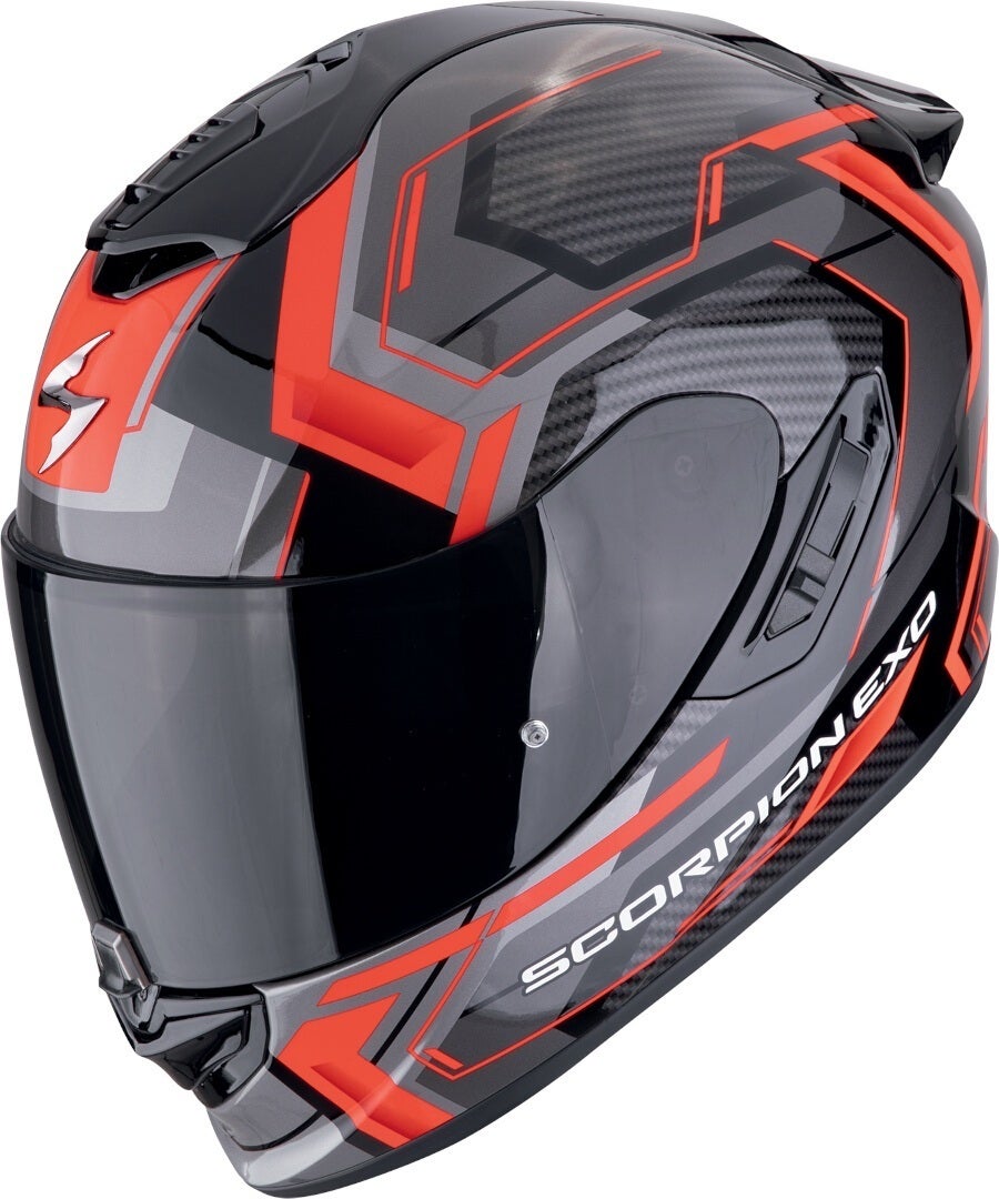 Scorpion EXO-1400 Evo II Air Linart Casco nero/rosso S (55/56) Figura 1