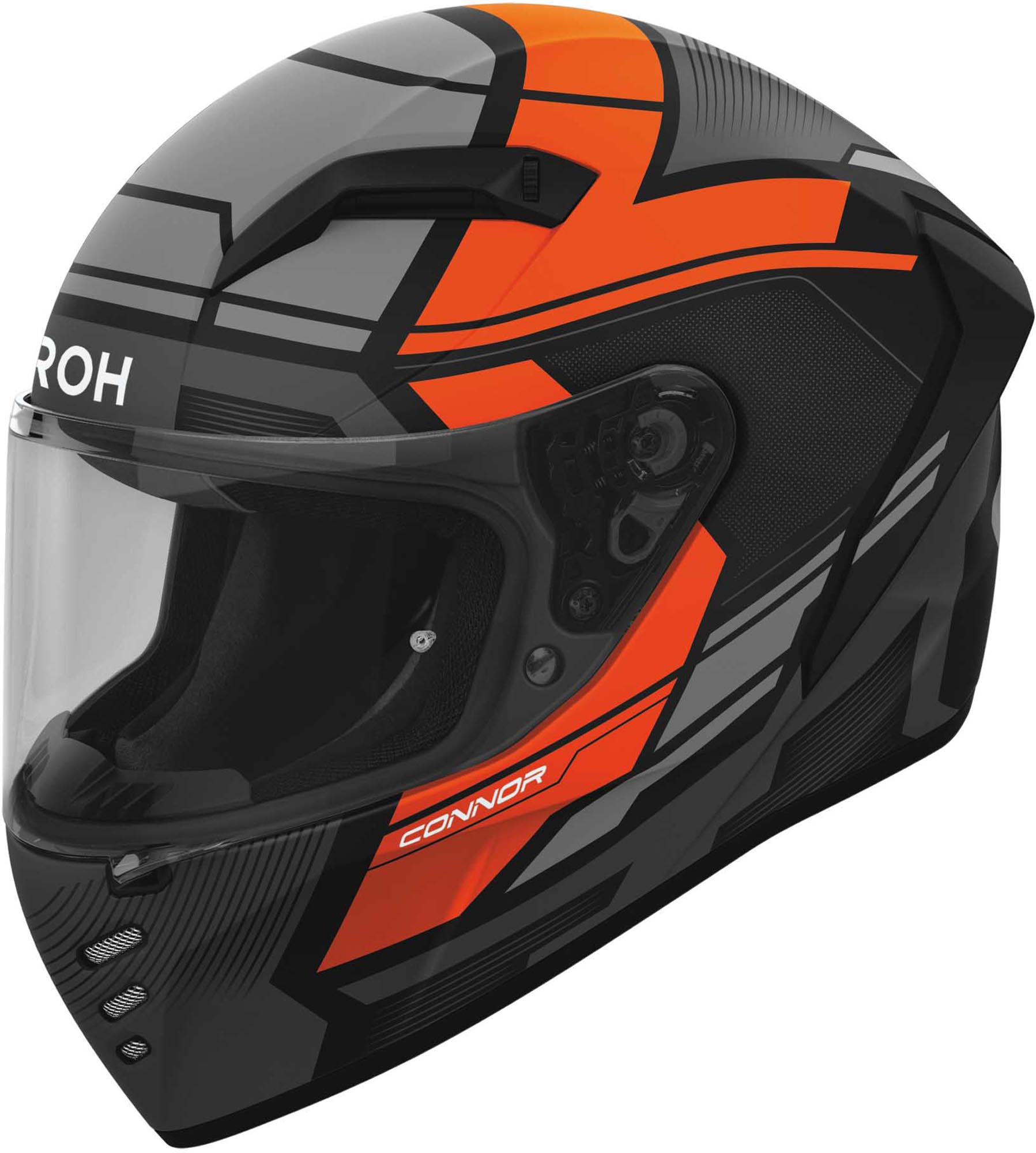 Airoh Connor Ego Helmet black matt/grey/orange S (55/56) Figure 1