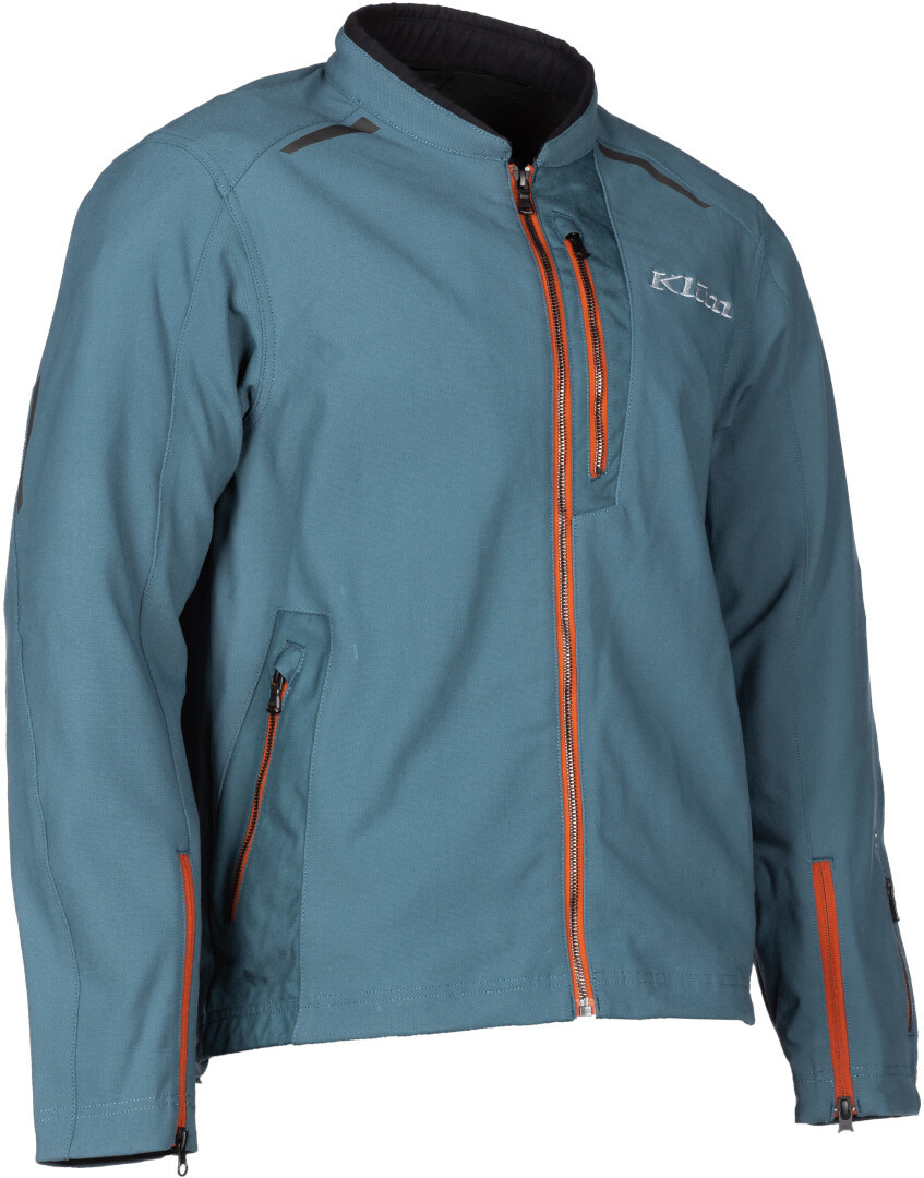 Klim Marrakesh 2023 Motorcycle Textile Jacket blue/orange XL Figure 5