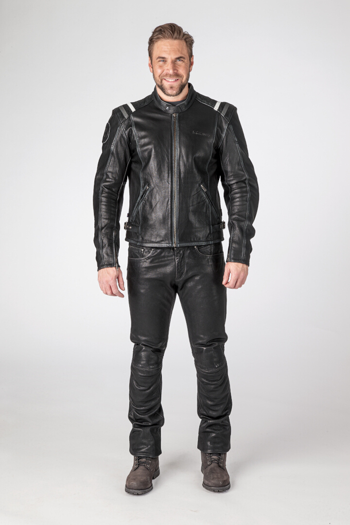 Halvarssons Skalltorp Motorcycle Leather Jacket black 54 Figure 3