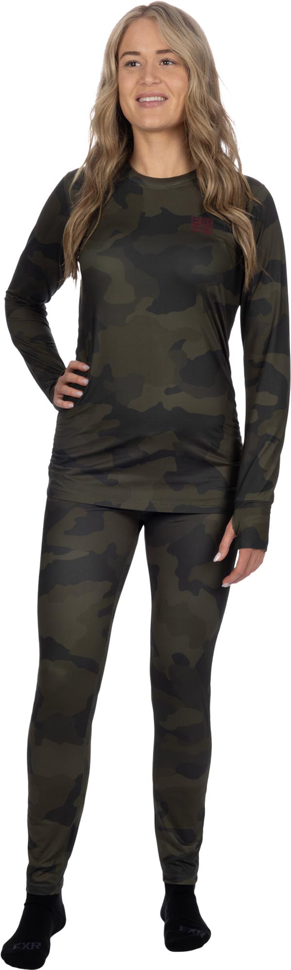FXR Atmosphere Functionele broek voor dames Camouflage 2XL Figuur 3