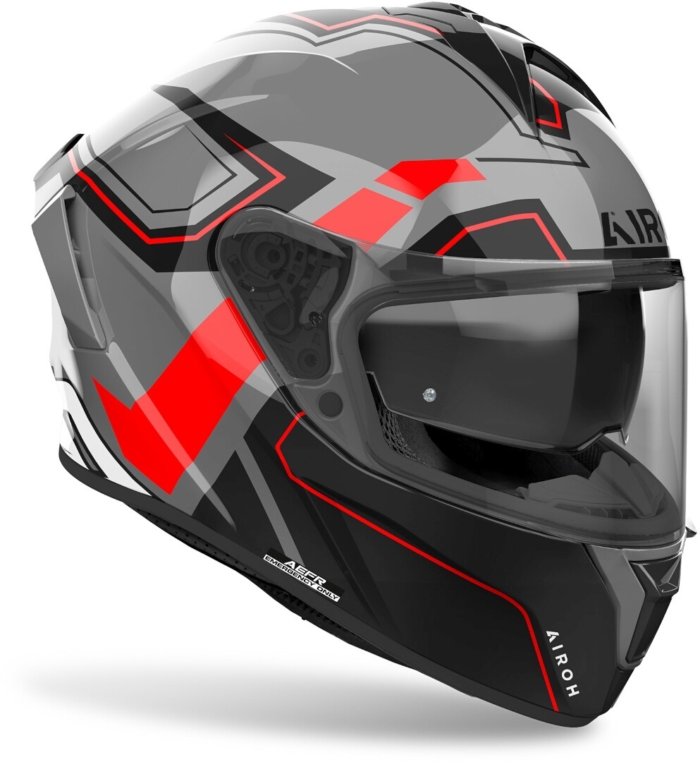 Airoh Spark 2 Dart Casco nero/grigio/rosso S (55/56) Figura 3