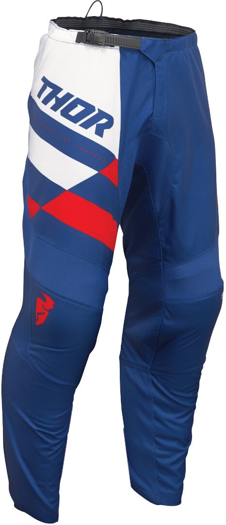 Thor Sector Checker Jeugd Motorcross broek blauw/wit/rood 28 Figuur 1