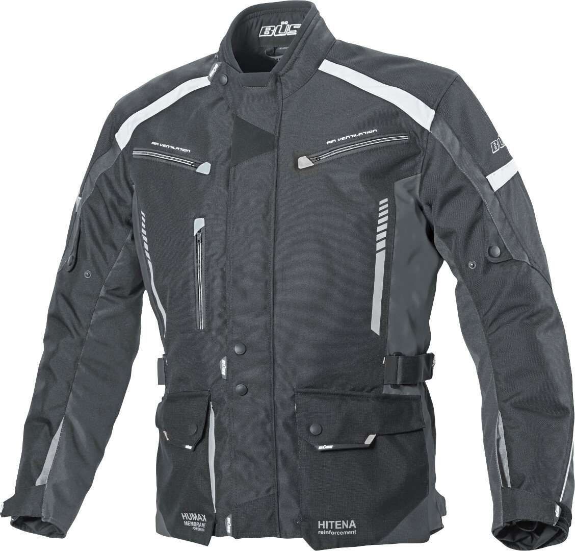 Büse Torino II Motorcycle Textile Jacket black/white M Figure 1