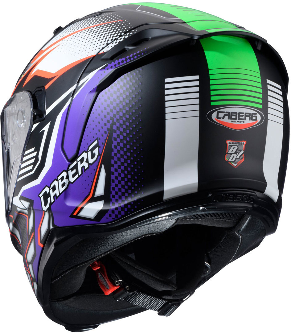 Caberg Avalon X Gurkha Helm schwarz/lila S (55/56) Abbildung 2