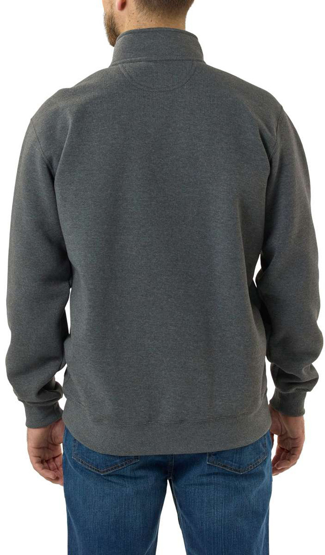 Carhartt Quarter-Zip Sweatshirt mørkegrå L Figur 2