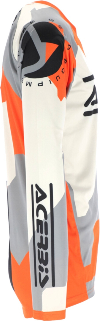 Acerbis MX Linear Sumbawa Motocross Jersey orange/grau M Abbildung 4