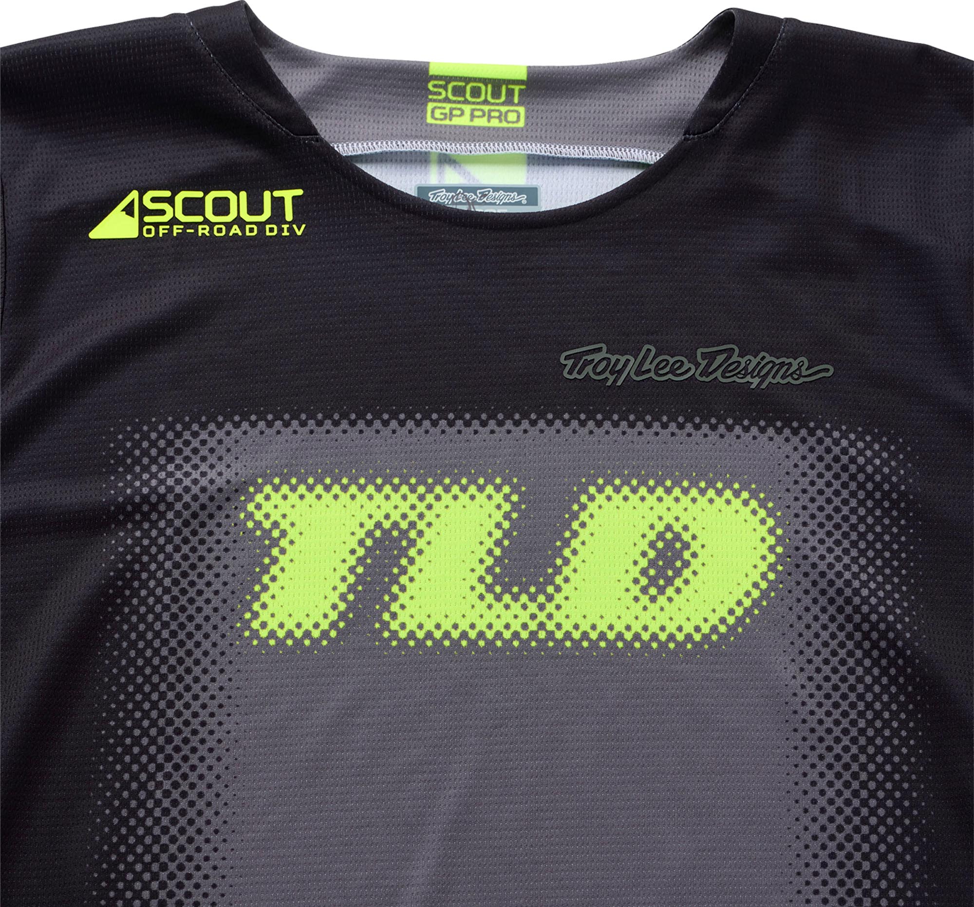 Troy Lee Designs Scout GP Pro Fade Out Motocrosstrøje Sort XL Figur 4