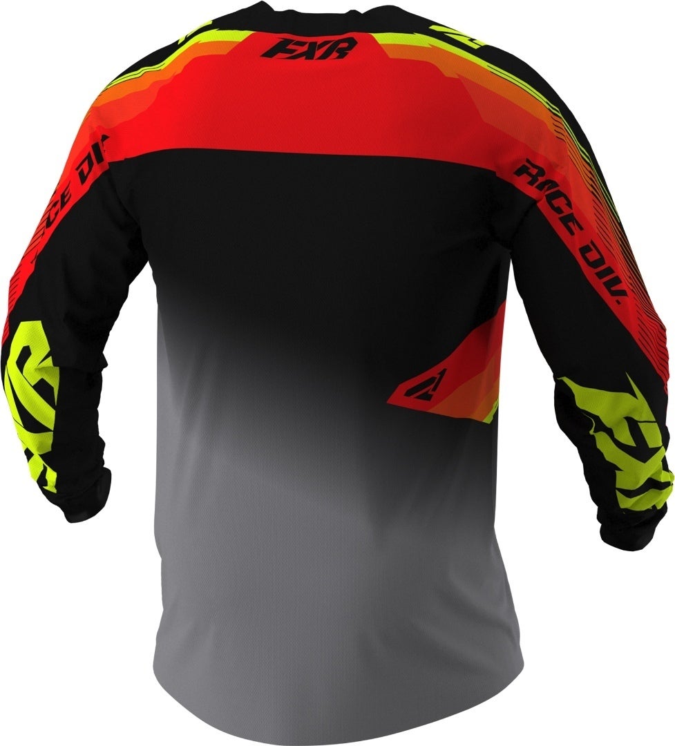FXR Clutch MX Gear Motocross Jersey sort/neon S Figur 2
