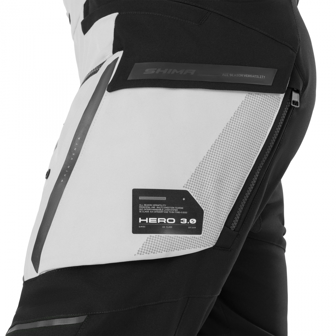 SHIMA Hero 3.0 Pantaloni tessili per motociclette nero/grigio M Figura 13