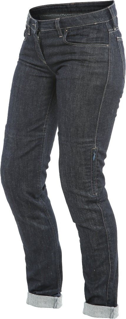 Dainese Denim Slim Damen Motorrad Textilhose dunkelblau 32 Abbildung 1