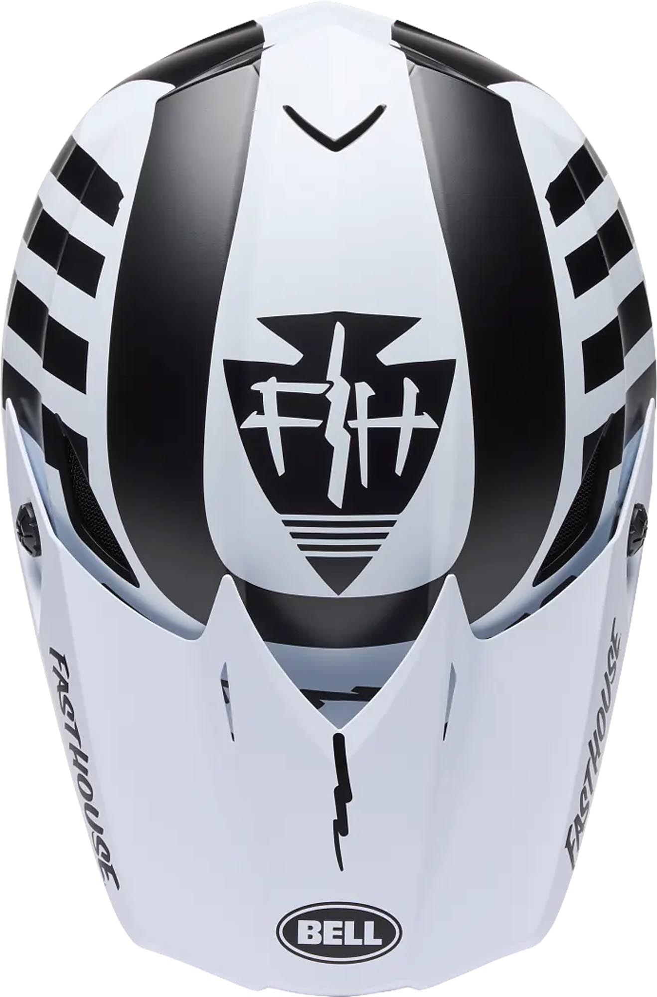 Side view of Bell MX-10 MIPS Fasthouse Motocross Helmet