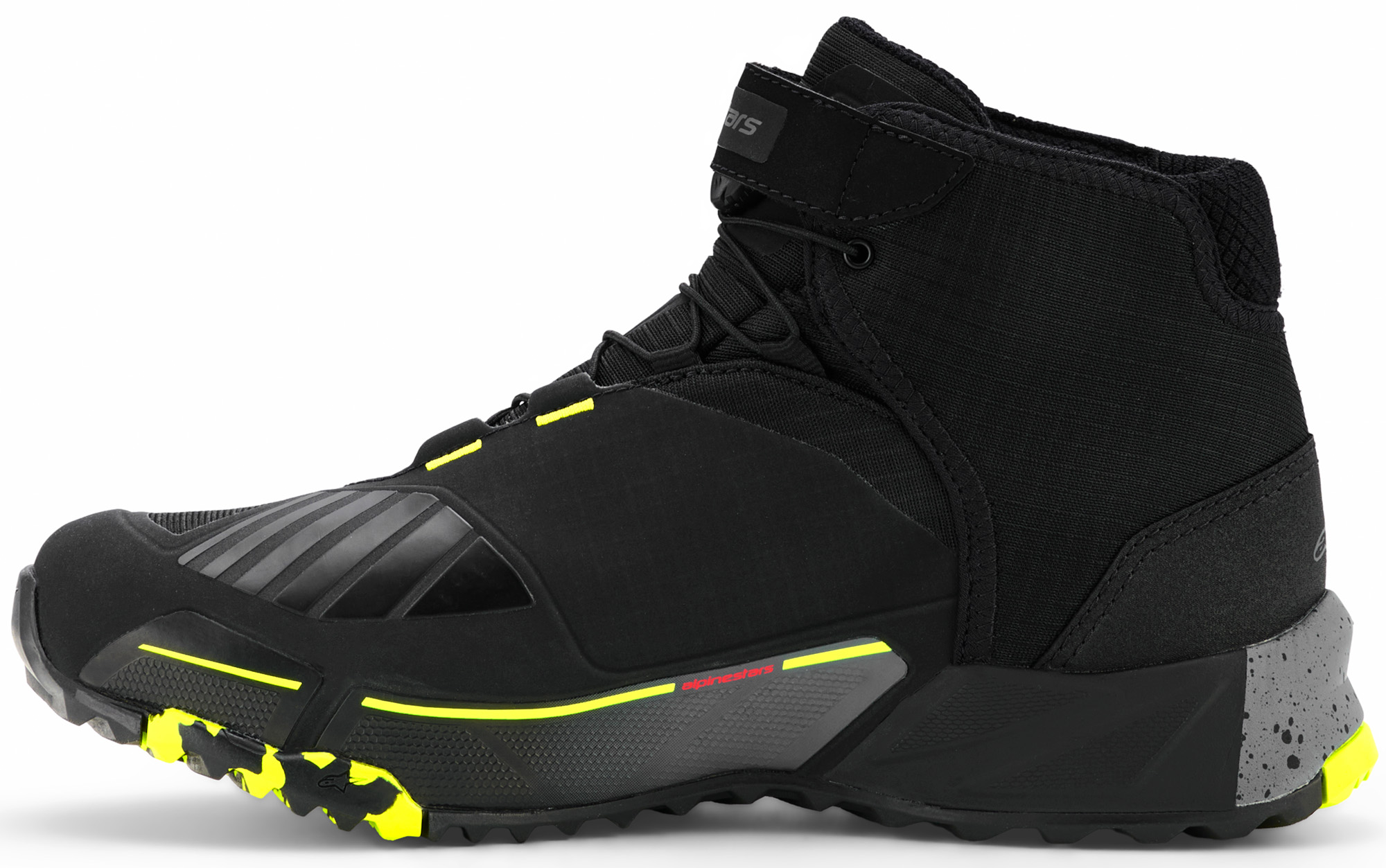 Alpinestars CR-X Drystar Motorcykel Skor svart/grå/gul 8,5 (41) Figur 3