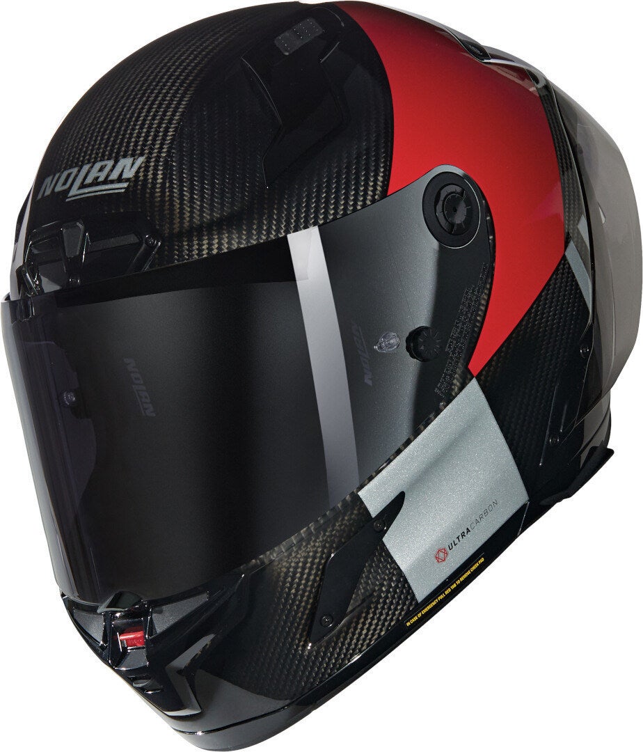 Nolan X-804 RS Ultra Carbon Combo Gara Capacete preto/vermelho M (58) Figura 1