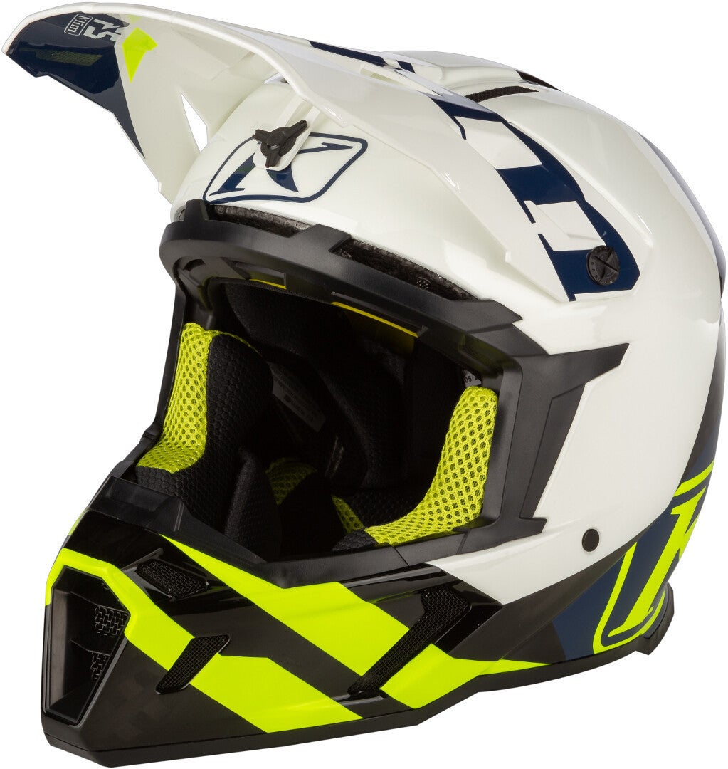 Klim F5 Koroyd Ascent Carbon Casco motocross blu/neon-giallo XXL (62/63) Figura 1