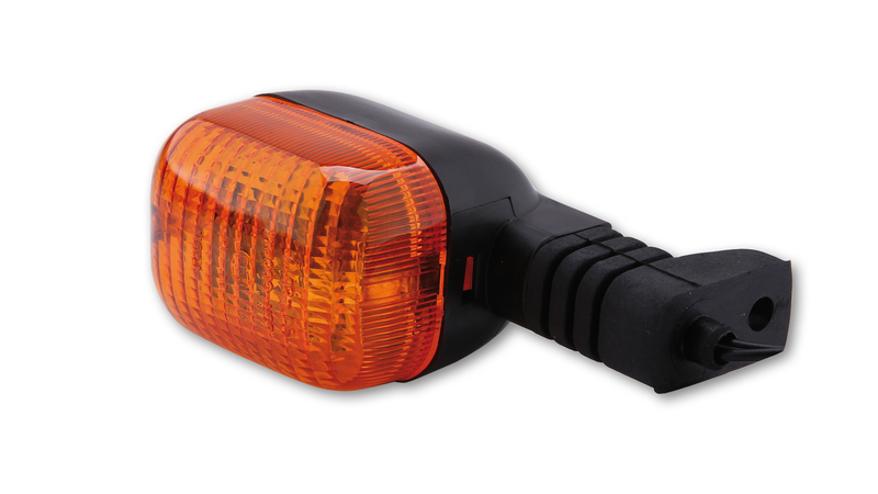 HIGHSIDER Smart Duc-Style Lampa Indikator Kropp Svart / Lins Orange (1st), Fram Höger & Bak Vänster Figur 4