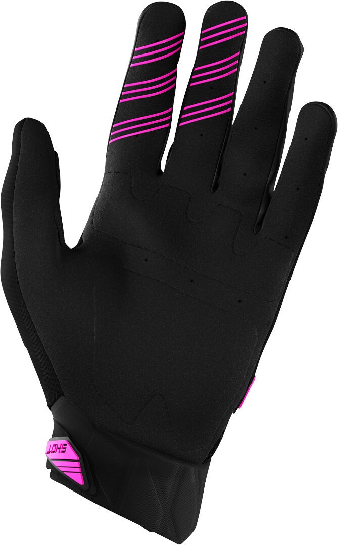 Shot Devo Motocross handsker til børn sort/pink 8/9 Figur 2