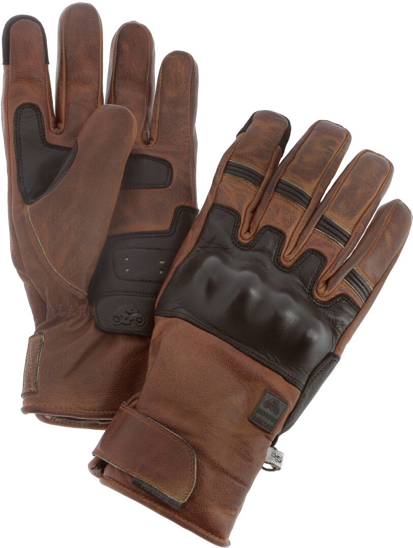Helstons Wislay Vinter motorcykelhandsker brun 10 Figur 1