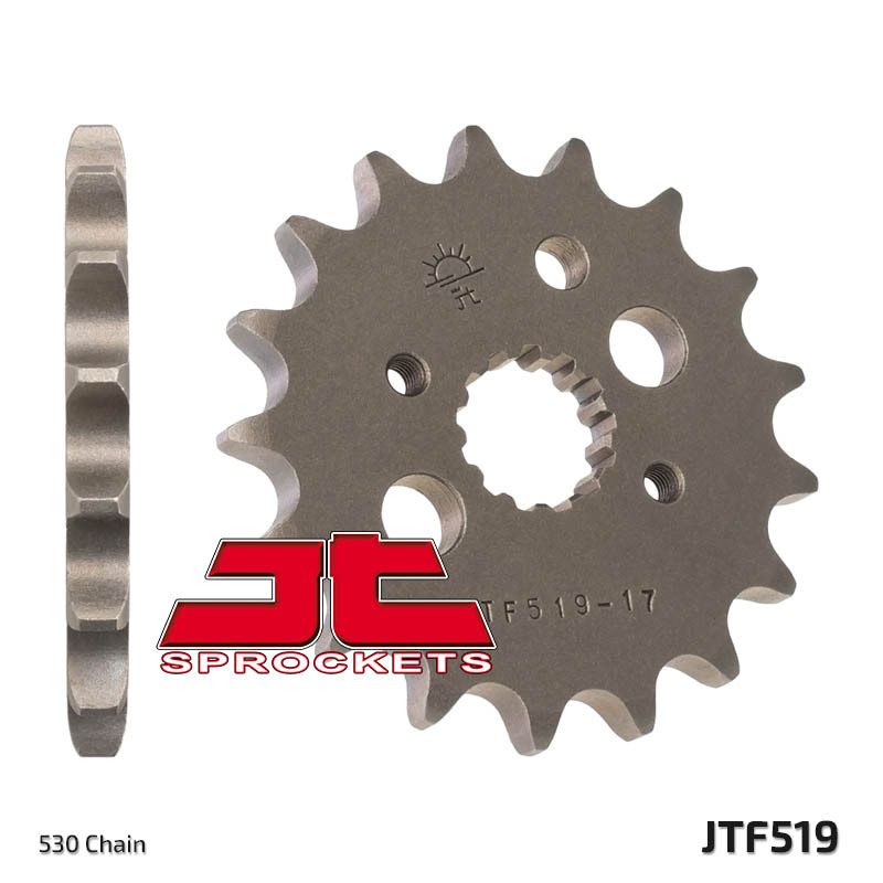 JT SPROCKETS Steel Standard Front Sprocket 519 - 530 Figure 1