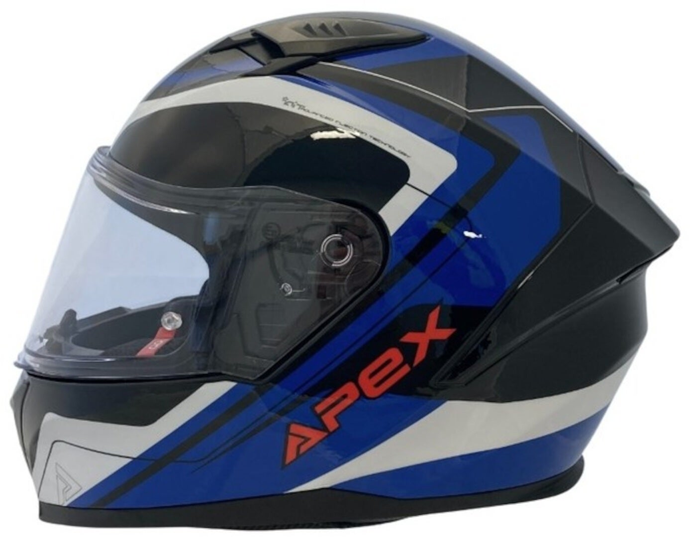 APEX FI100 Valencia Přilba černý/bílý/modrý XL (61/62) Obrázek 1