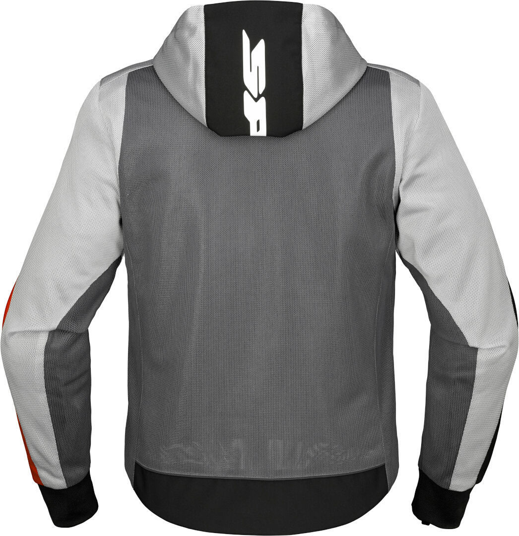 Spidi Net Hanorac de motocicletă Negru/Gri/Roșu S Figura 2