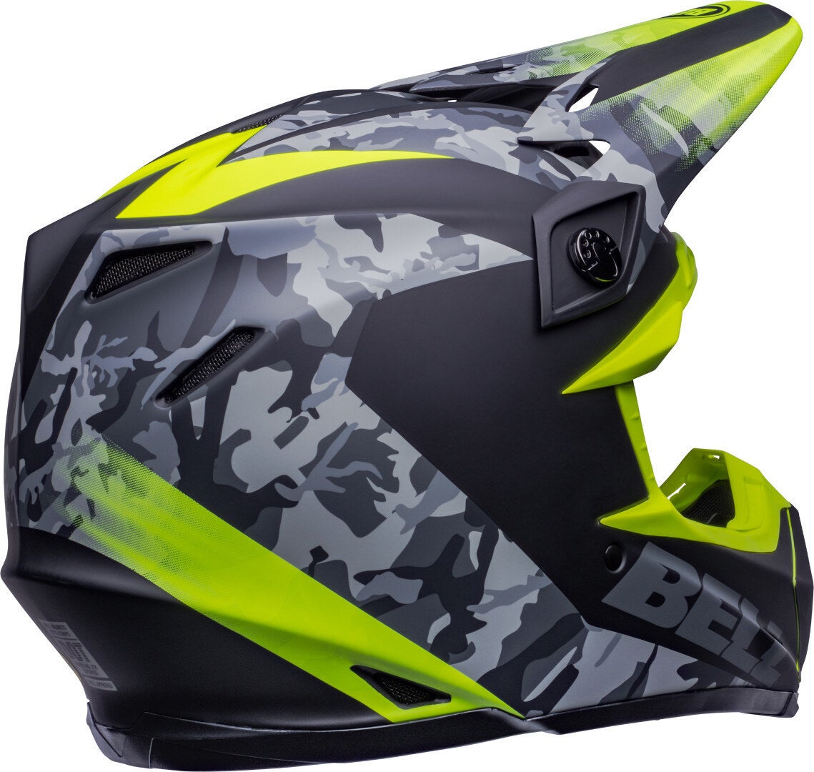 Bell Moto-9 MIPS Venom Casco Motocross nero/giallo XL Figura 7
