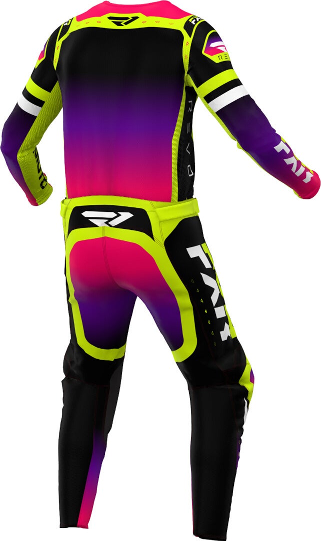 FXR Revo Pro LE Motocross bukser sort/gul 36 Figur 4