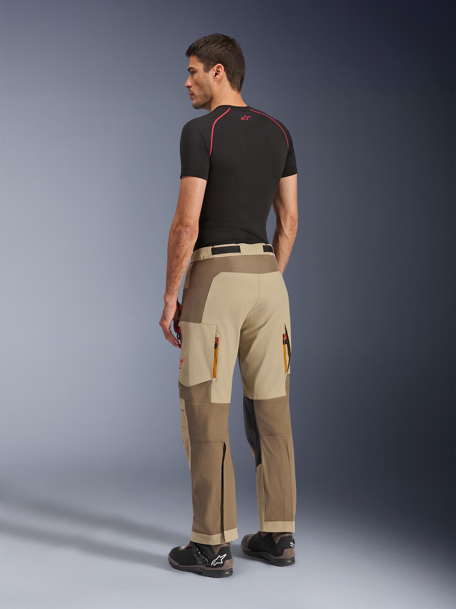 Alpinestars Maxdura Dual Motorcycle Textile Pants brown/grey 34 Figure 4