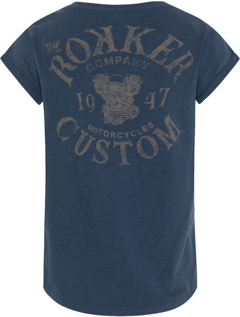 Rokker Custom Ladies T-Shirt blue S Figure 2