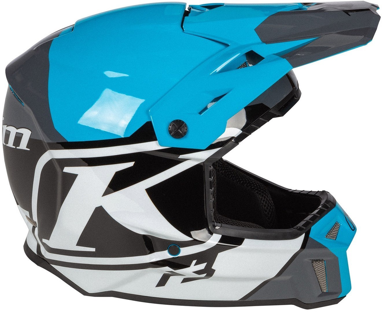 Klim F3 Disarray Cască de motocross Albastru/Negru/Alb M (56/57) Figura 5