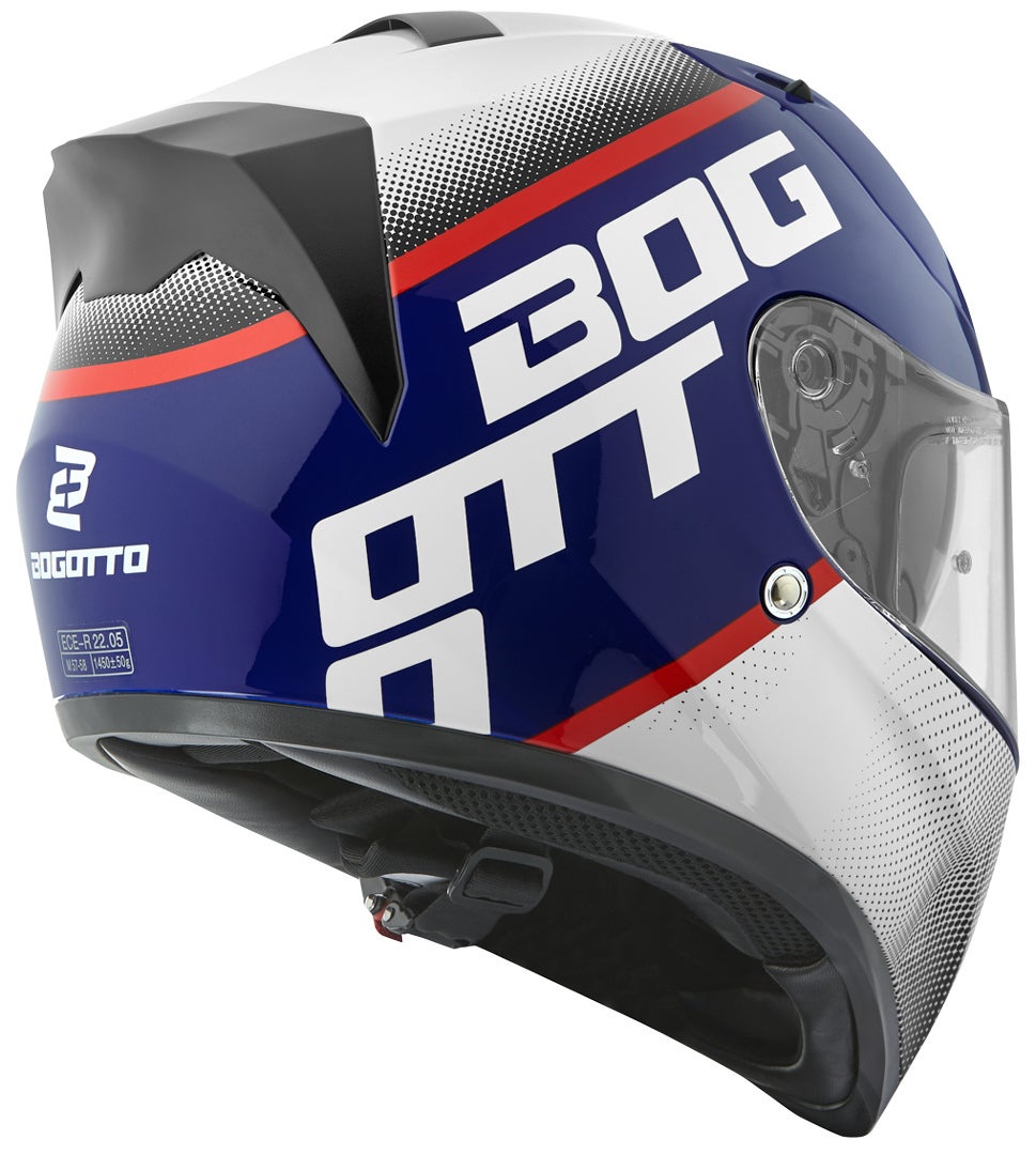 Bogotto V128 BG-X Přilba modrobílá M Obrázek 3