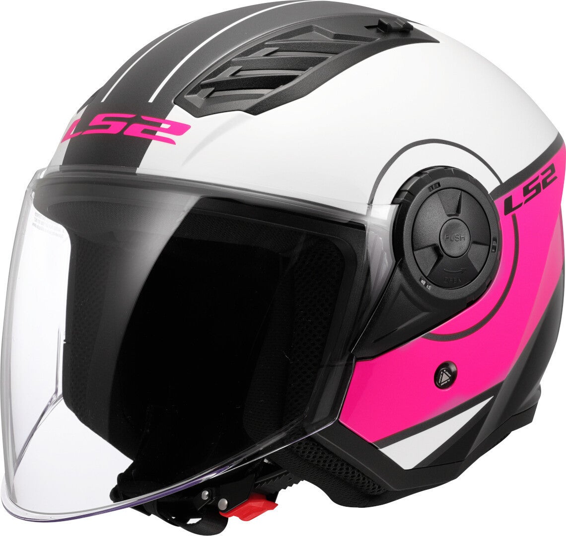 white/hotpink