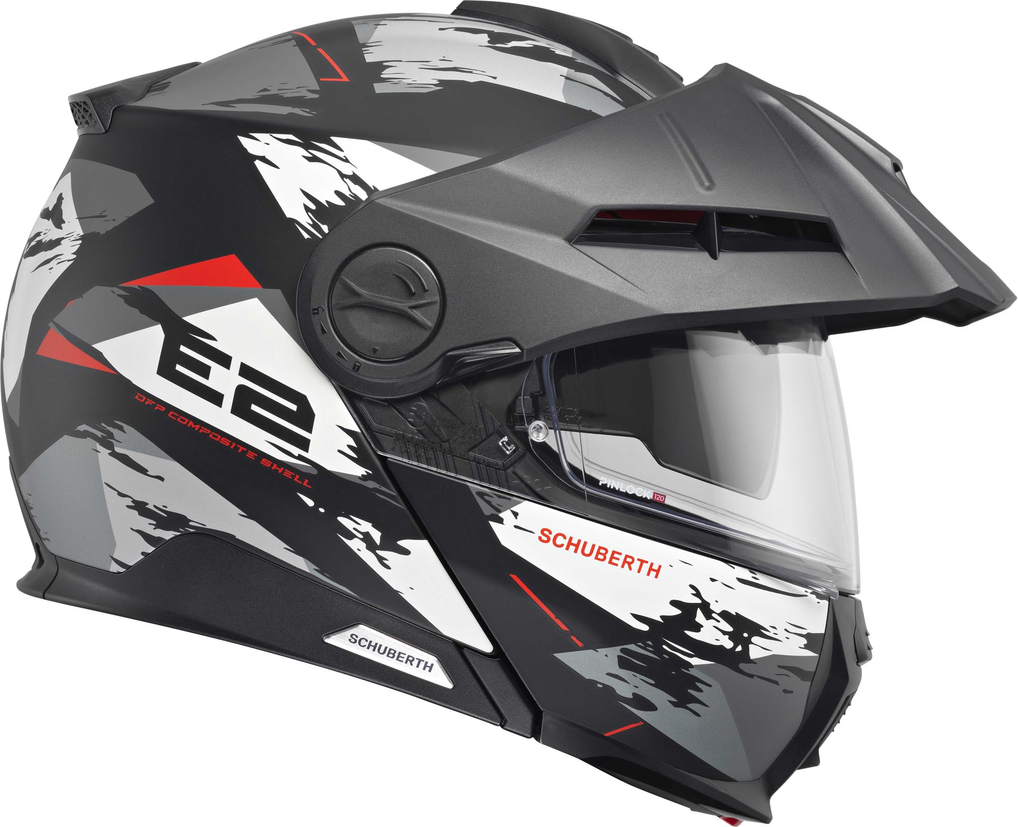 Schuberth E2 Trail Hjälm grå/vit F (59) Figur 3