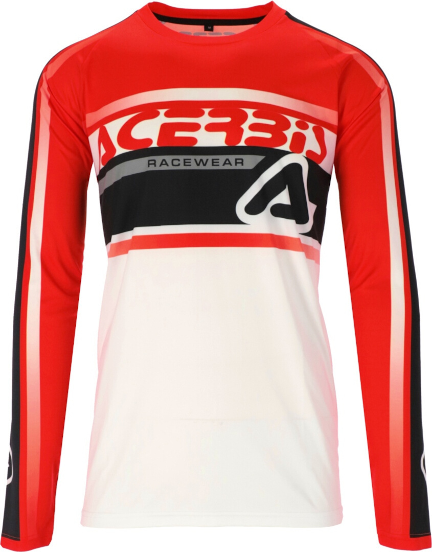 Acerbis MX Linear Lugo Motorcross Jersey wit/rood L Figuur 5