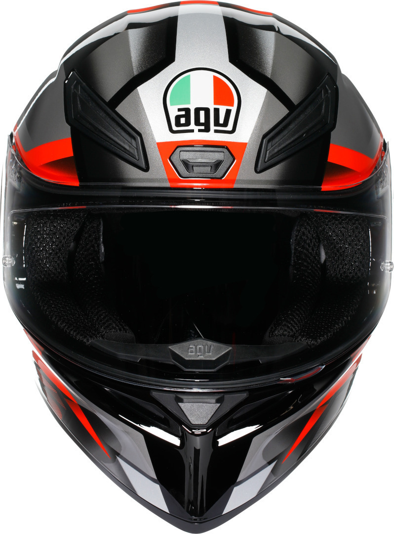 AGV K1 S Fastlap 2.0 Helm schwarz/grau/rot S (55/56) Abbildung 2