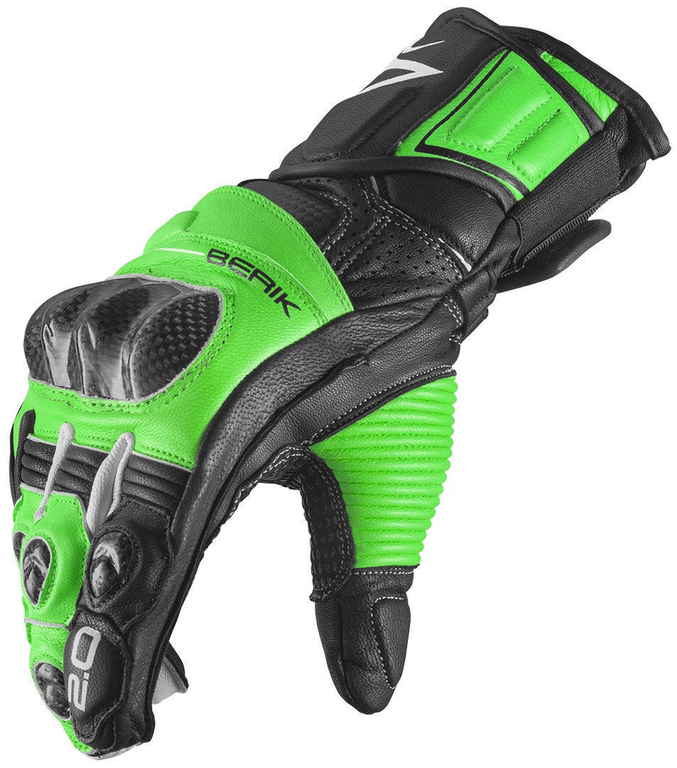 Berik ST-Evo Gants de moto Vert/Noir S Figure 4