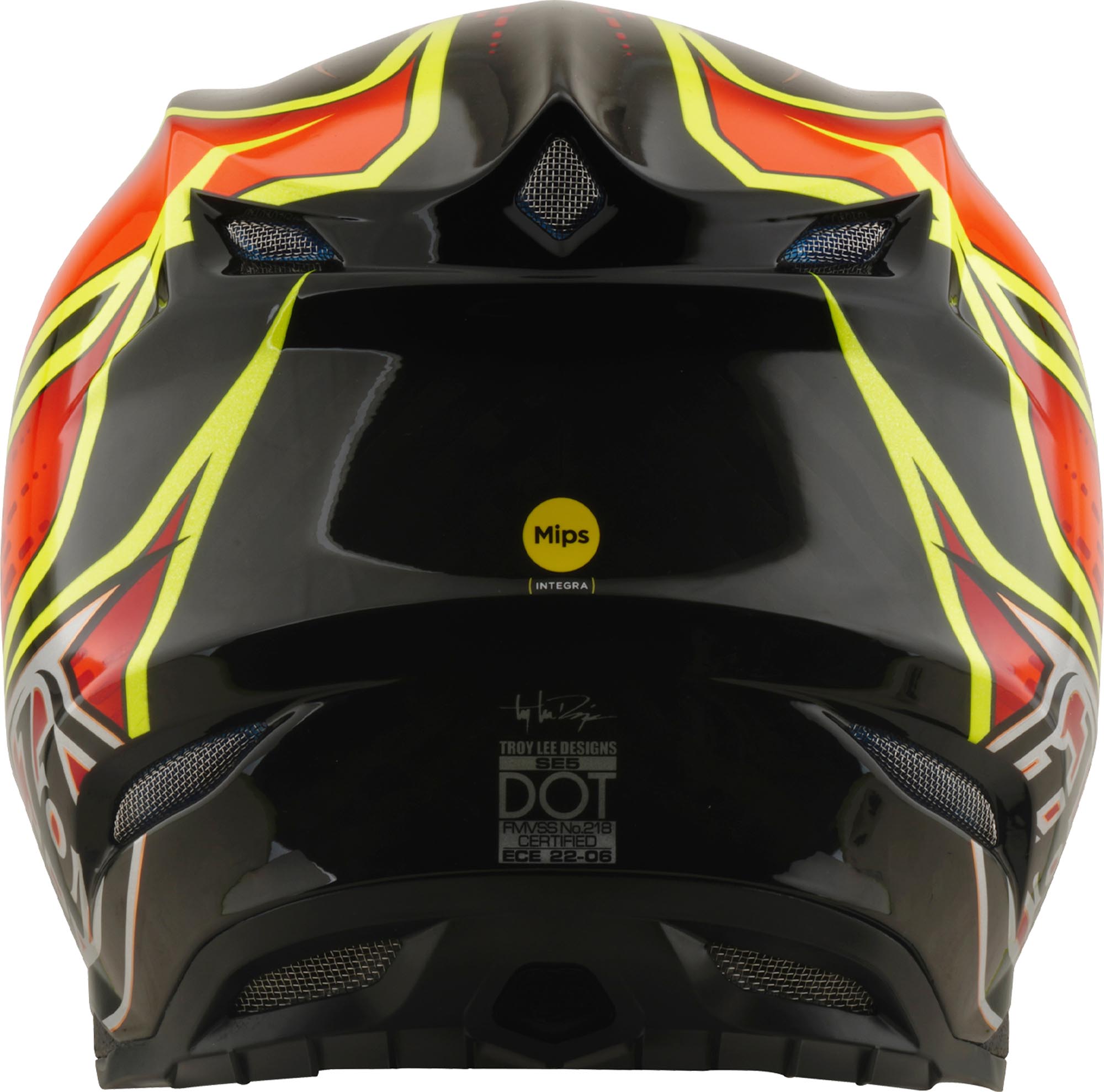 Troy Lee Designs SE5 Carbon MIPS Wings Motocross Helm M (57/58) Abbildung 7