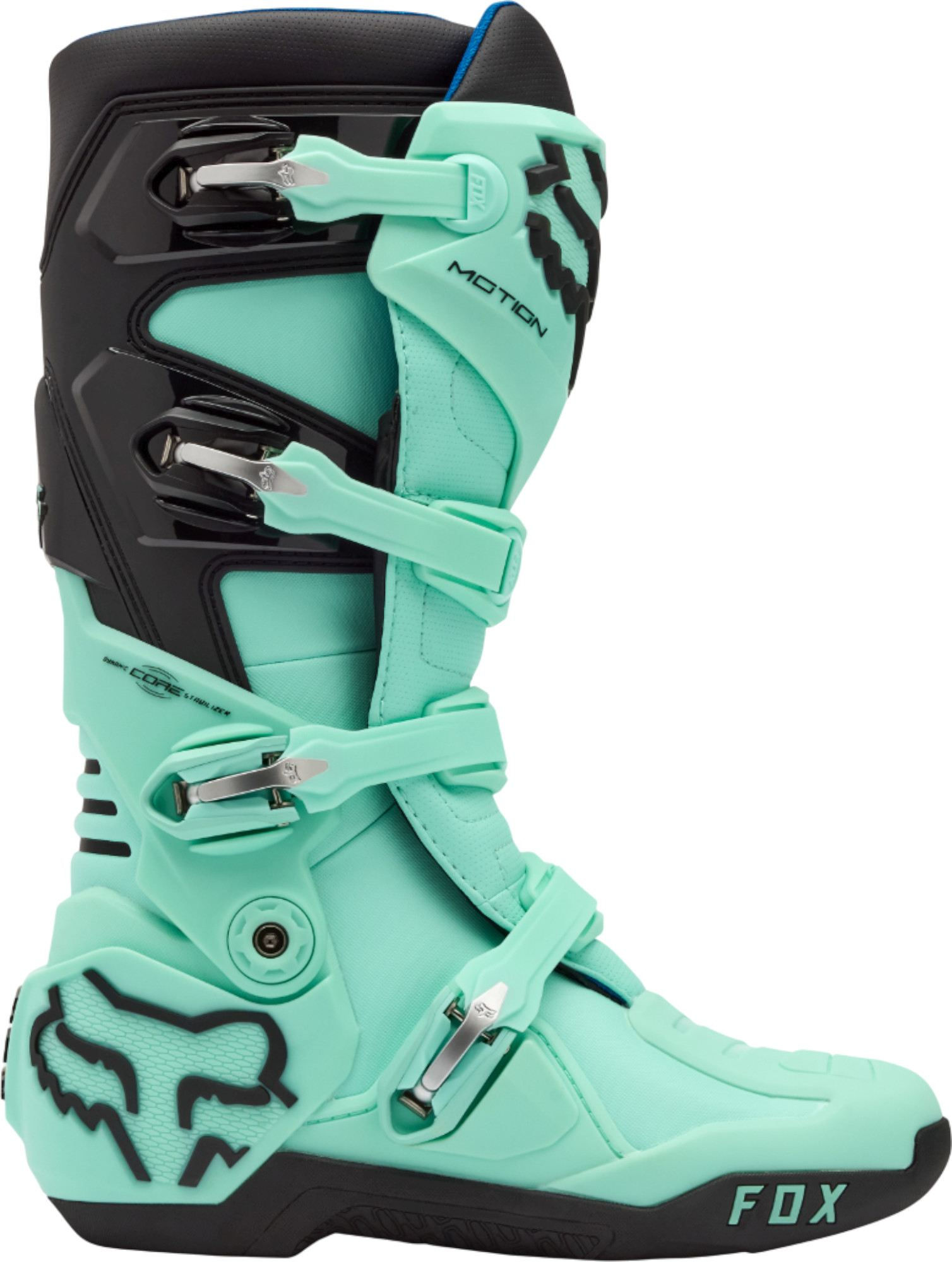 FOX Motion Motocross Boots turquoise 5 Figure 2