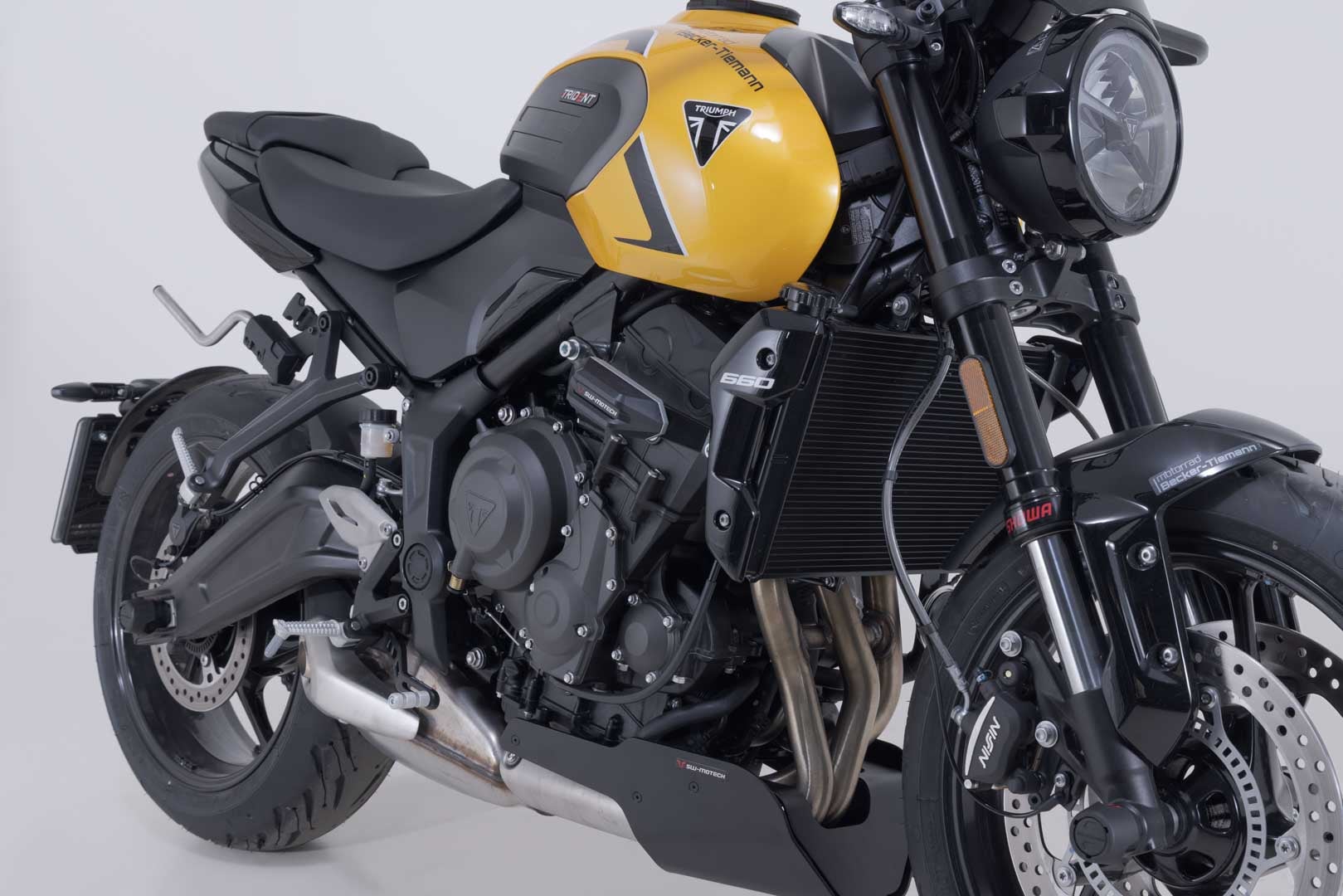 Kit SW-Motech Frame slider - Negru. Triumph Trident 660/800, Tiger 660 (21-). Figura 3