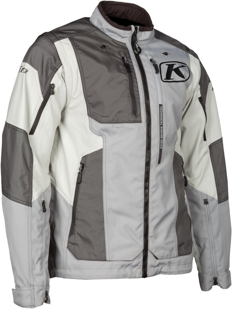 Klim Dakar Motorrad Textiljacke dunkelgrau/hellgrau M Abbildung 11