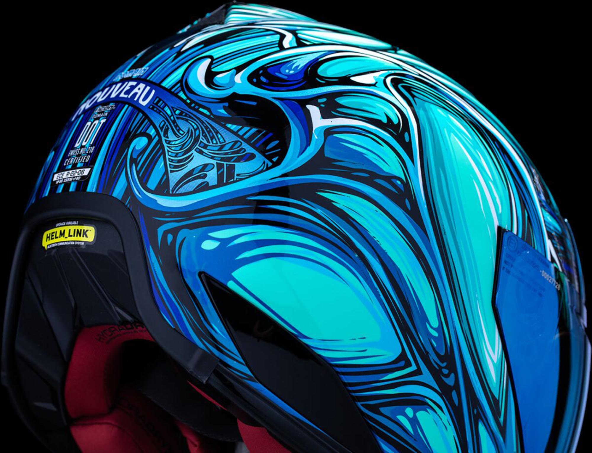 Icon Domain Nouveau Casque bleu 3XL Figure 6