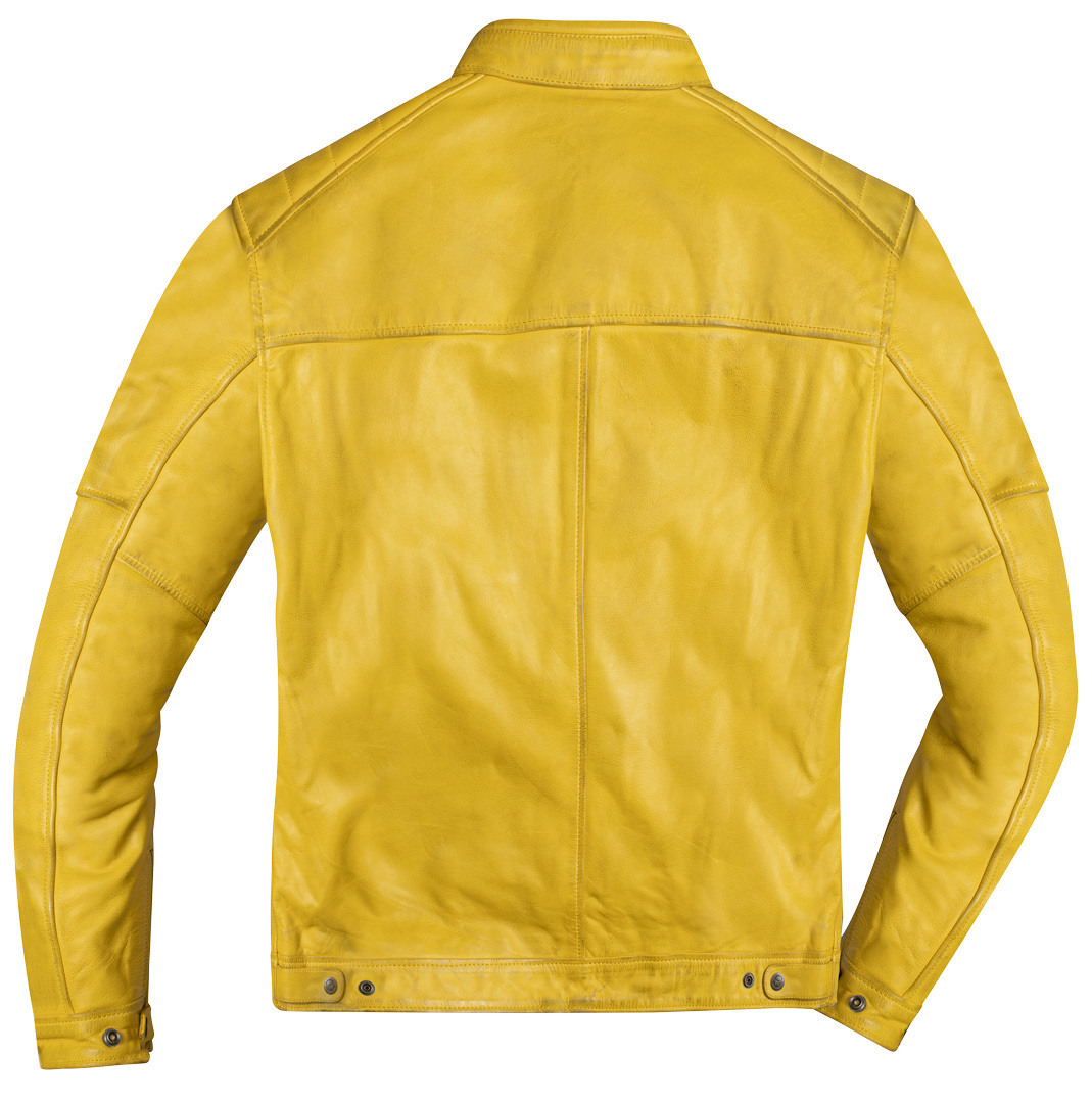 HolyFreedom Zero Evolution Motorfiets Leren Jas Geel M Figuur 5