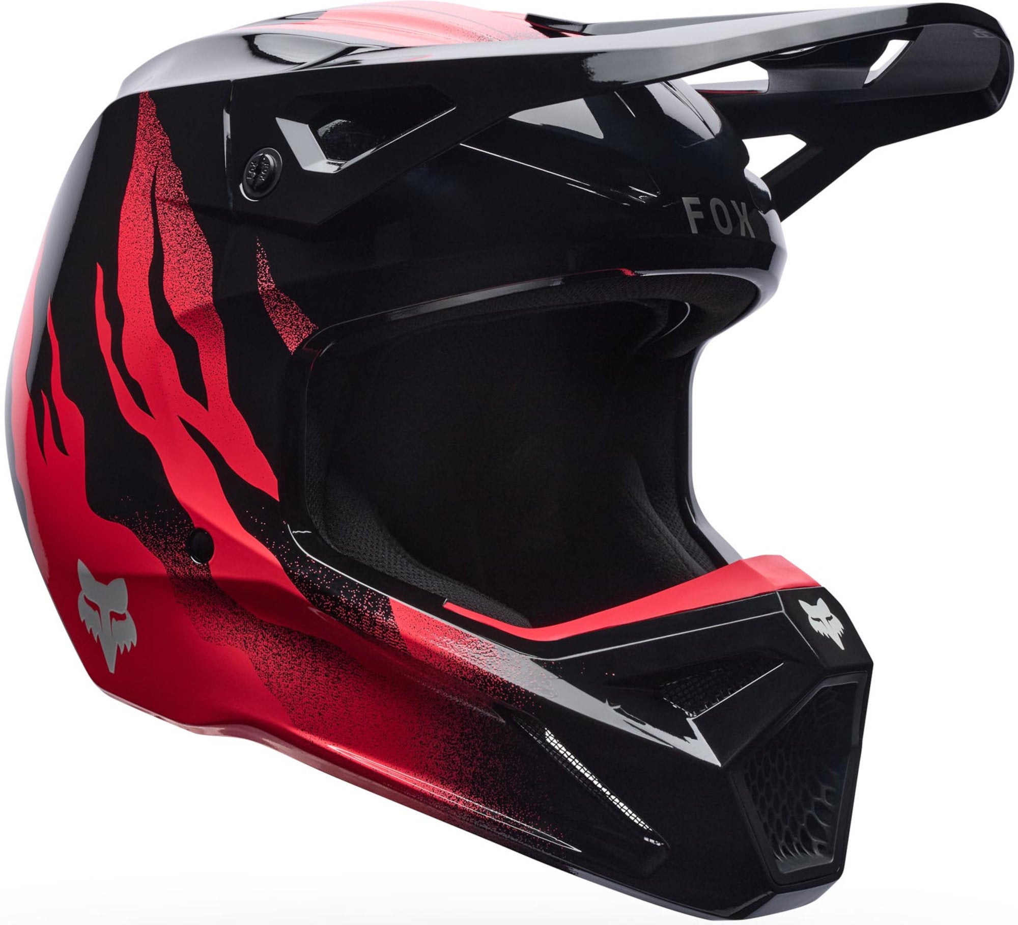 FOX V1 Clutch Casque de motocross Rose néon M (57/58) Figure 1
