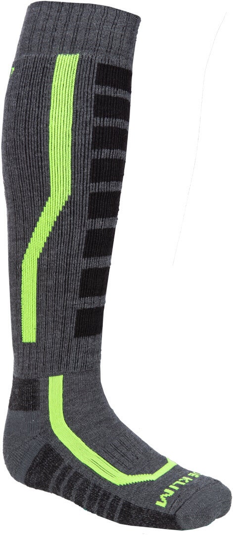 Klim Agressor 2.0 Chaussettes de motoneige Gris/Noir/Jaune L Figure 1