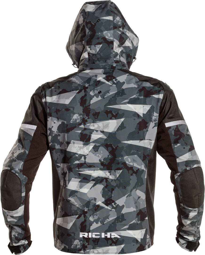 Richa Stealth waterproof Motorcycle Textile Jacket grey/camouflage XL Figure 3