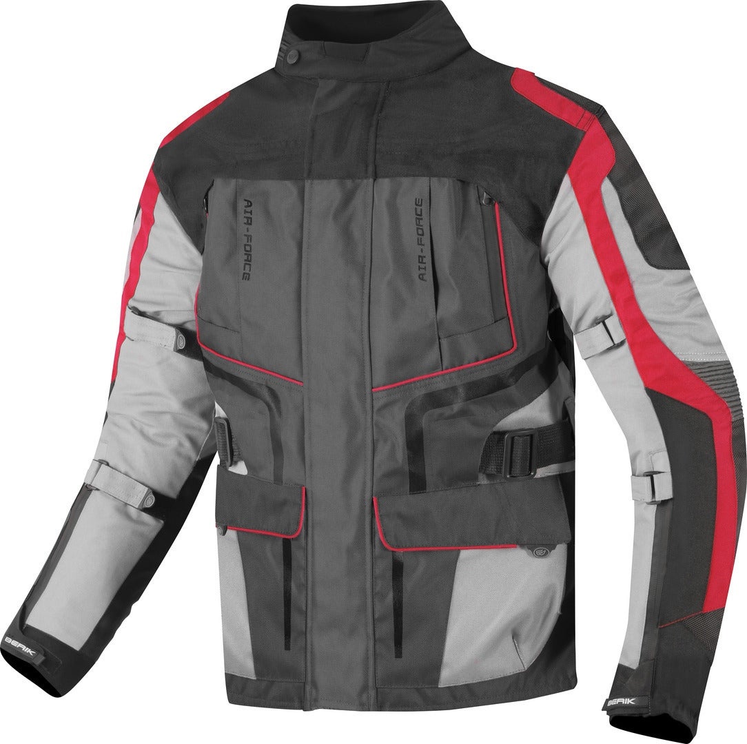 Berik Safari Waterproof 3in1 Motorcycle Textile Jacket black/red 54 Figure 1