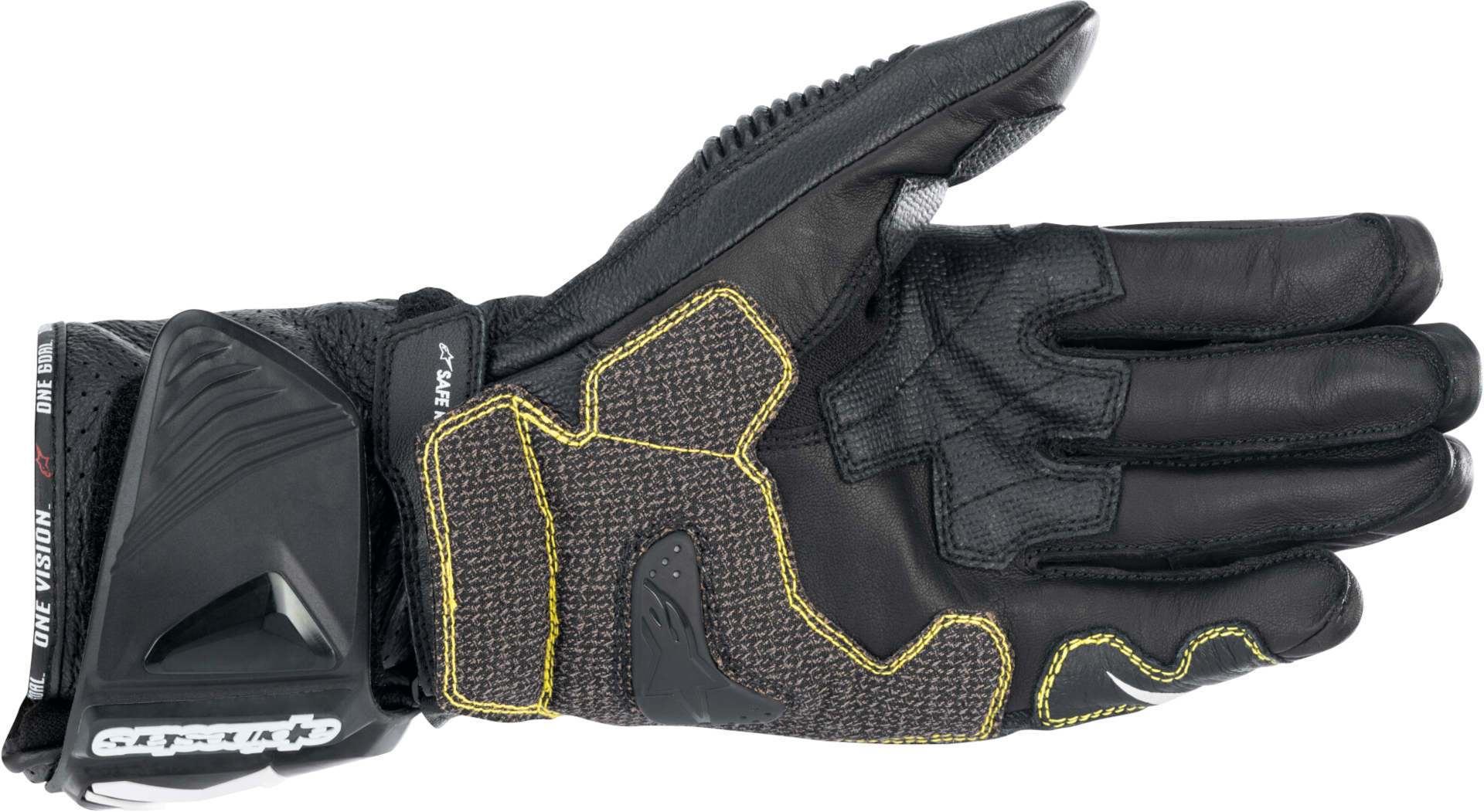 Alpinestars GP Tech V2 Motorrad Handschuh schwarz/weiß M Abbildung 2